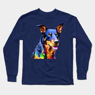 Pop-Art Beauceron Impressionism Long Sleeve T-Shirt